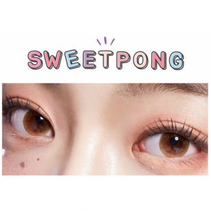 Lens-Town Sweet Pong Brown(月拋)